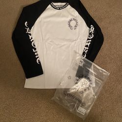 Chrome Hearts Horseshoe Long Sleeve Shirt W/ Bag
