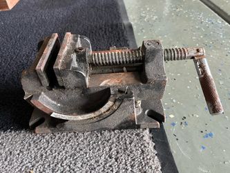 Cast Iron Drill Press Vise with Angle Base