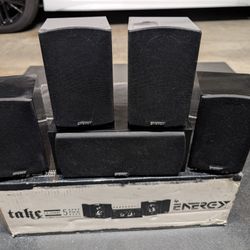 Full Sound System, Energy Take Classic, Polk Subwoofer, Yamaha AV Receiver
