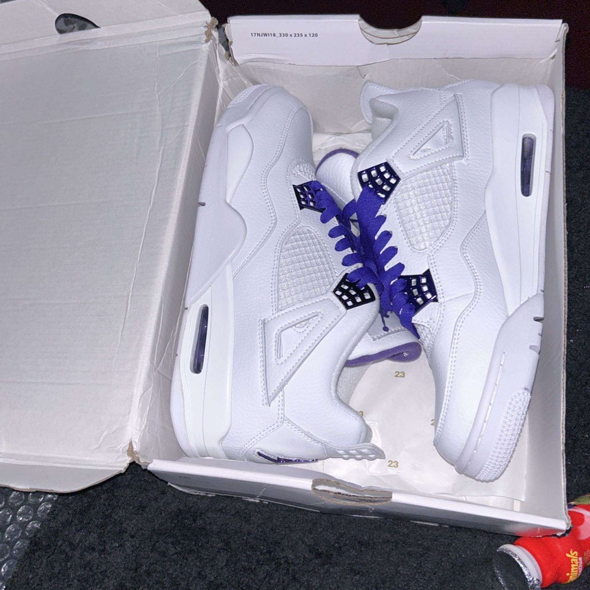 jordan 4 metallic purple