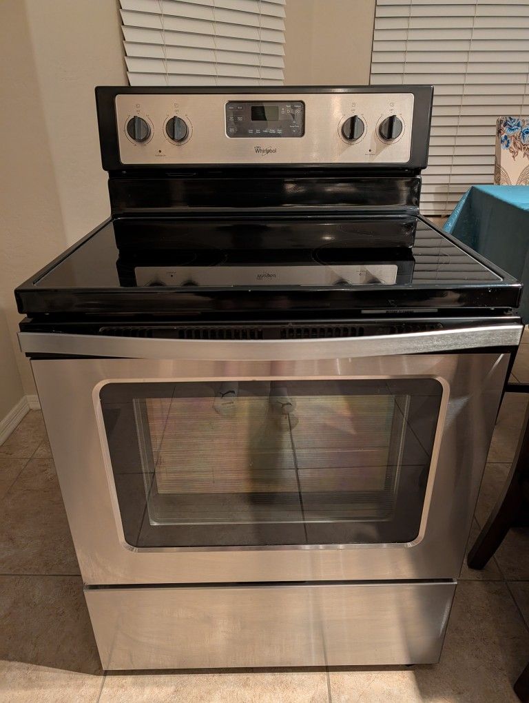 Whirlpool Range, Microwave, and Dishwasher