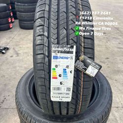 215/55/17 Goodyear Sport New Set of Tires Installed and Balanced Set de Llantas Nuevas Instaladas y Balanceadas