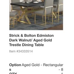 Dining Room Table *New In box*  Wayfair *chairs optional*