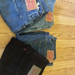 Levi’s 501’s Button Down Jeans 