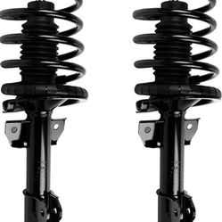 Pair 2 Front Complete Strut & Spring Assembly for 2005-2010 Ford Mustang Base GT Models Only