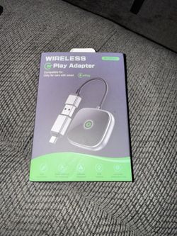 Brand New Wireless Car Play Adapter $20!