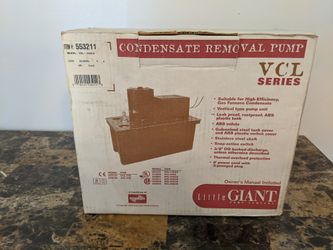 Little Giant Water Pump VCL-24ULS model 553211 230 volts