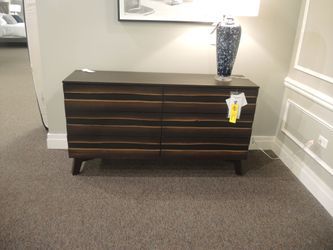 Rotta 6 Drawer Double Dresser - Dark Espresso | Chest Of Drawers | Bureau