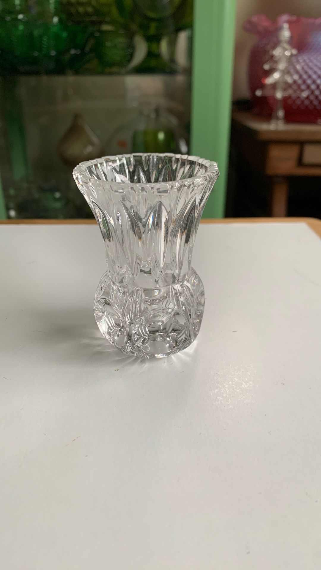 Vintage Clear Glass Toothpick Holder