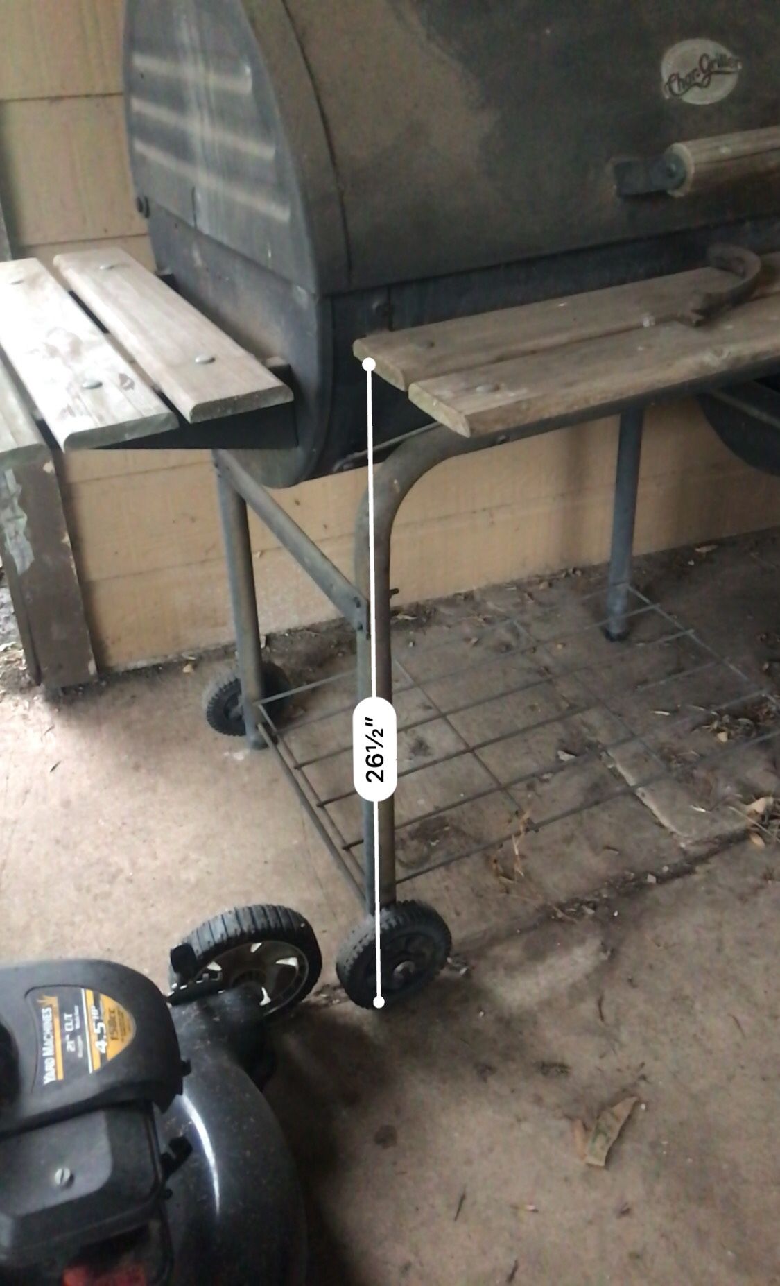 2 bbq pits