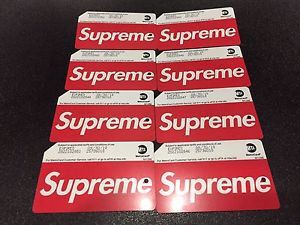 Supreme metro card