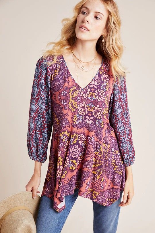 Anthropologie Mariella tunic / size 1X