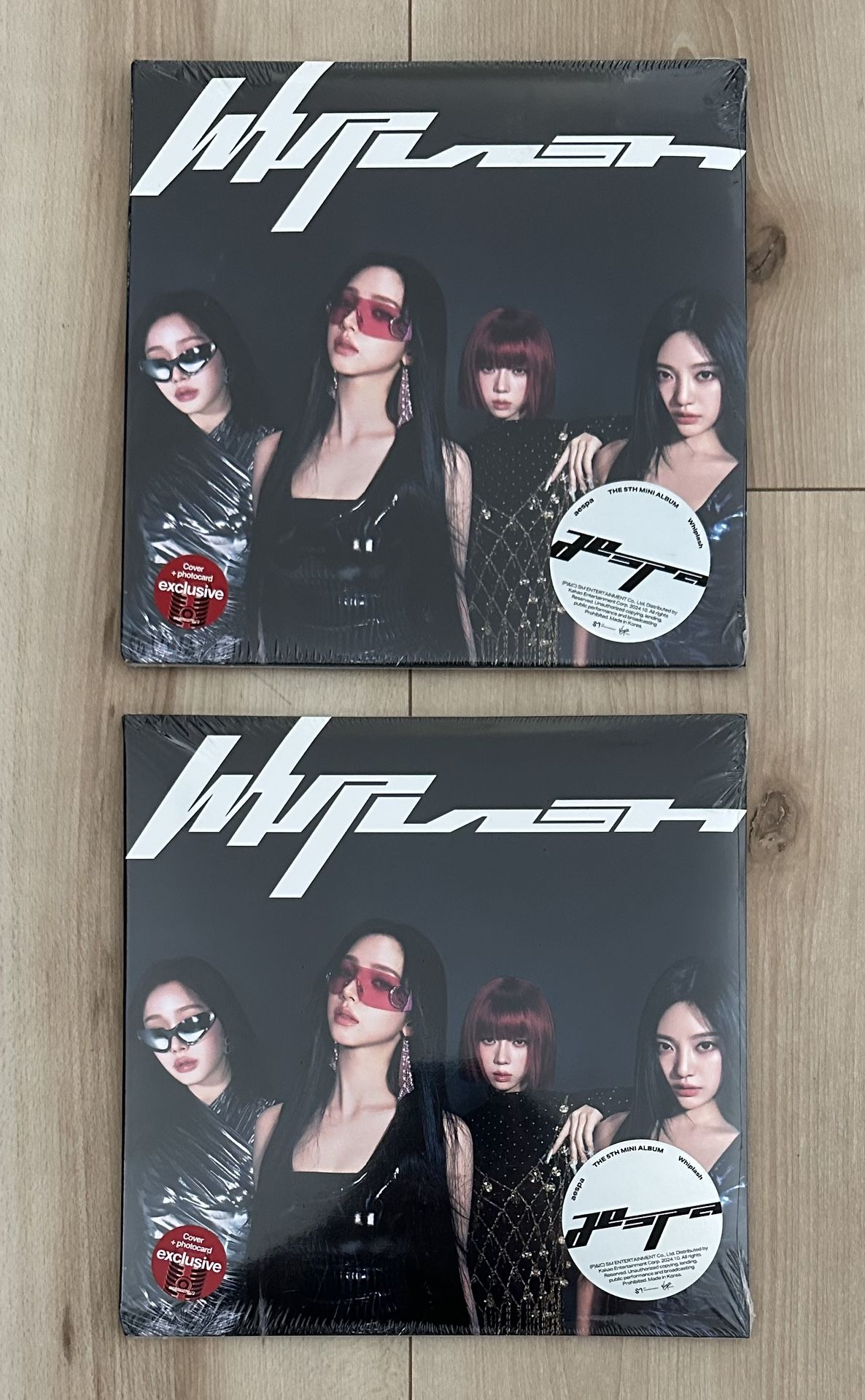 AESPA “Whiplash” BRAND NEW / SEALED LOT OF 2 Target Exclusive Albums K-pop Kpop