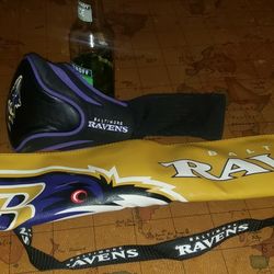 Baltimore Ravens Can Cooler And Club Cover