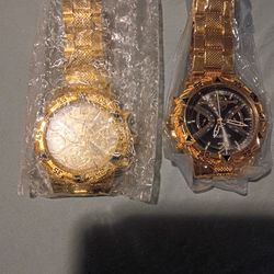 Gold plated watches on sale please inbox if interested!