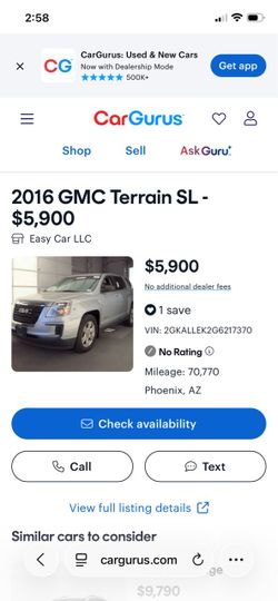 2012 GMC Terrain