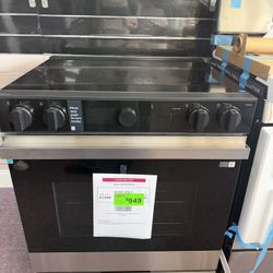 Stove, Samsung New Open Box 5 Burner Range 