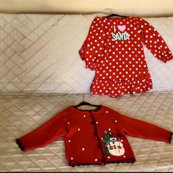 3/4 Girls Holiday Clothing Bundle 