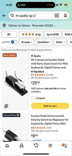 Keyboard pedal