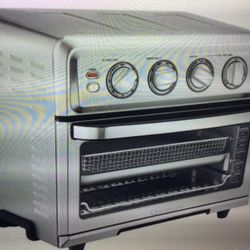 CUISINART - AIR FRYER TOASTER OVER WITH GRILL-STAINLESS STEEL…TOA-70. OPEN BOX COMES COMPLETE RETAILS AT 229.95 PLUS TAX