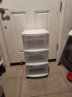 Pittsburg: 26" tall x 14" deep x 12.5" wide plastic mobile storage drawers