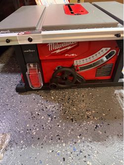 Milwaukee table saw tool only