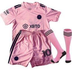 Kids Set Messi Shorts And Socks Included