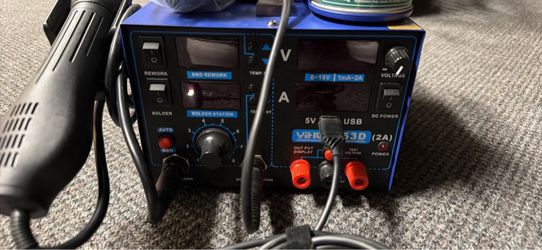 Yihua 853D 2A Hot Air Rework Soldering Iron Station