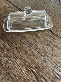NEW Glass Butter Dish