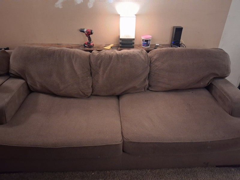 Couch And Oversized Chair