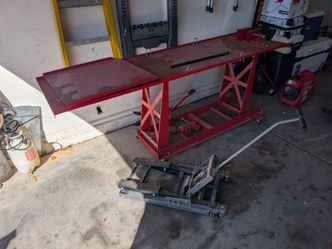 Motorcycle Table lift and Mid level lift