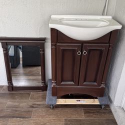 24” Vanity Combo with Mirror
