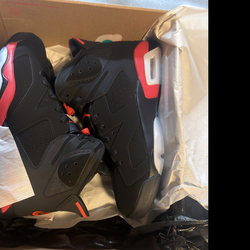 Jordan 6 Retro Infrared Salesman Size 11 DS