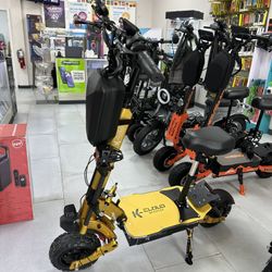 K Cloud K6 Electric Scooter 60MPH! Finance For $50 Down Payment!!