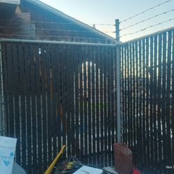 Complete 150 Lf  of  7ft High galvanized Chain Link Fence 