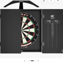 ARC  Target Dart Board & Caninet