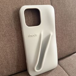 Rhode iPhone 16 Pro Max Grey Silicone Case