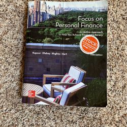 School Book Focus On Personal Finance 5th Edition Paperback Soft Cover