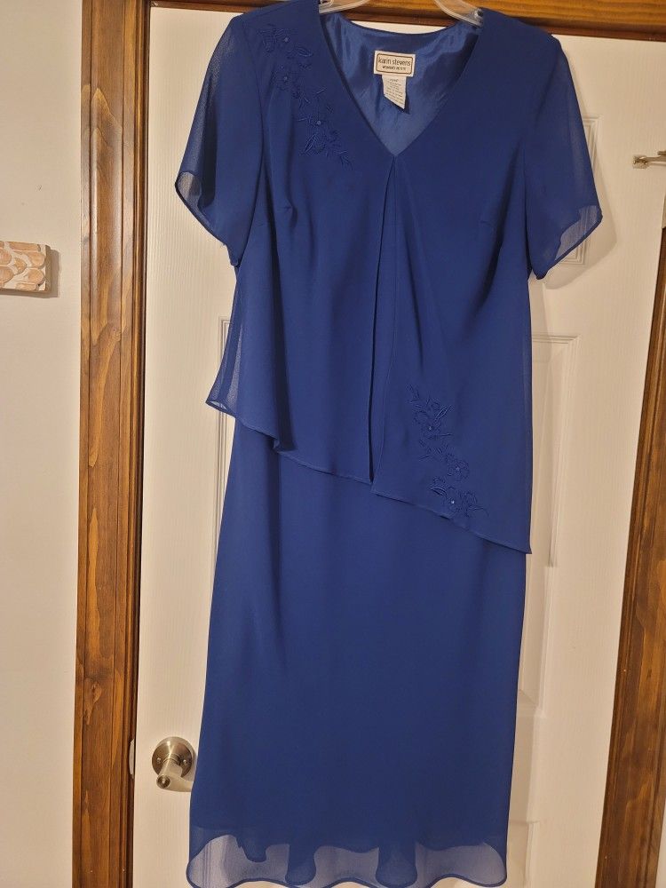 Beautiful Bright Blue Woman's Dress