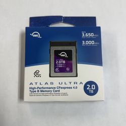 OWC Atlas Ultra 2.0TB High-Performance CFexpress 4.0 Type B Memory Card