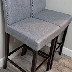 Bar Stools Set of 2, 30" Height