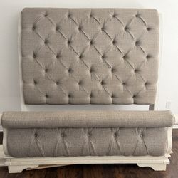 Ashley Sleigh Bedframe Queen Size