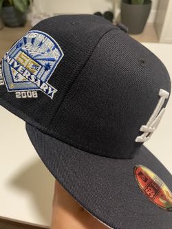 New Era Fitted Los Angeles Dodgers 50th year Anniversary size 7 1/2  HATCLUB