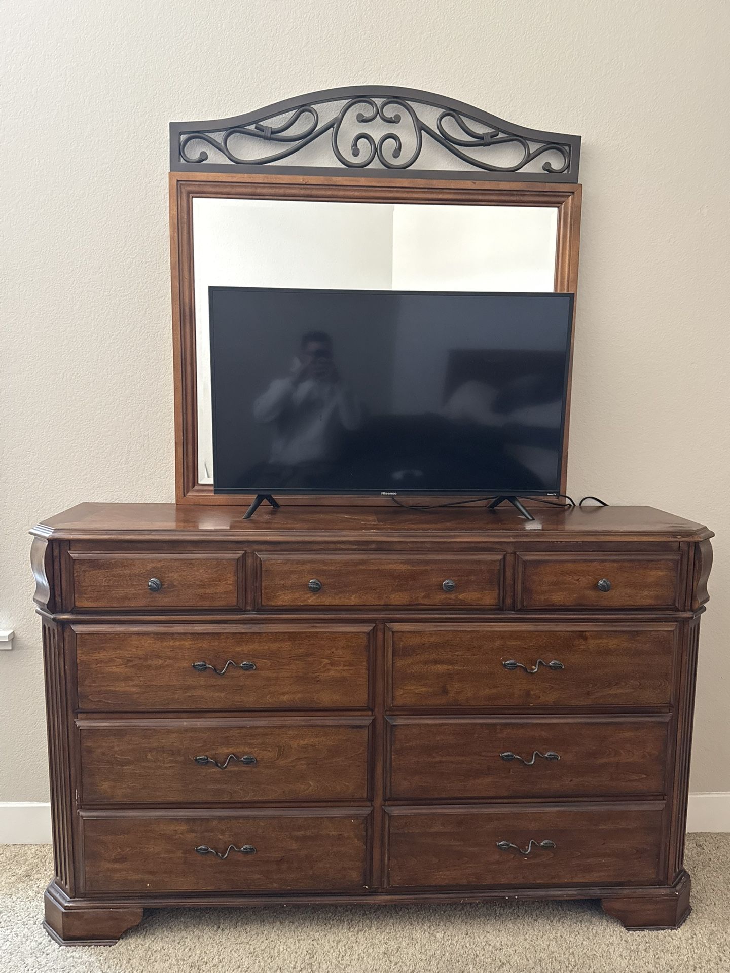 Dresser and Mirror