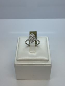 14k Gold Diamond Ring. New.