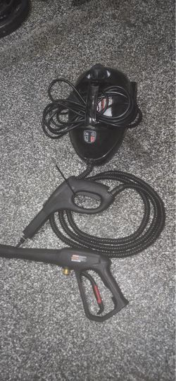 Portable Steam Cleaner with Pressure Spray Wand Attachment