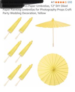 Paper umbrellas