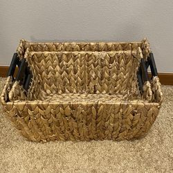 Wicker Nesting Baskets