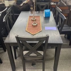 Dining Table With 6 Chairs $49 Initial Payment