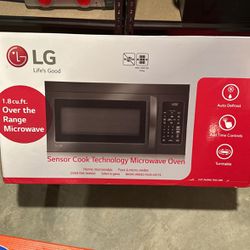 LG microwave NIB